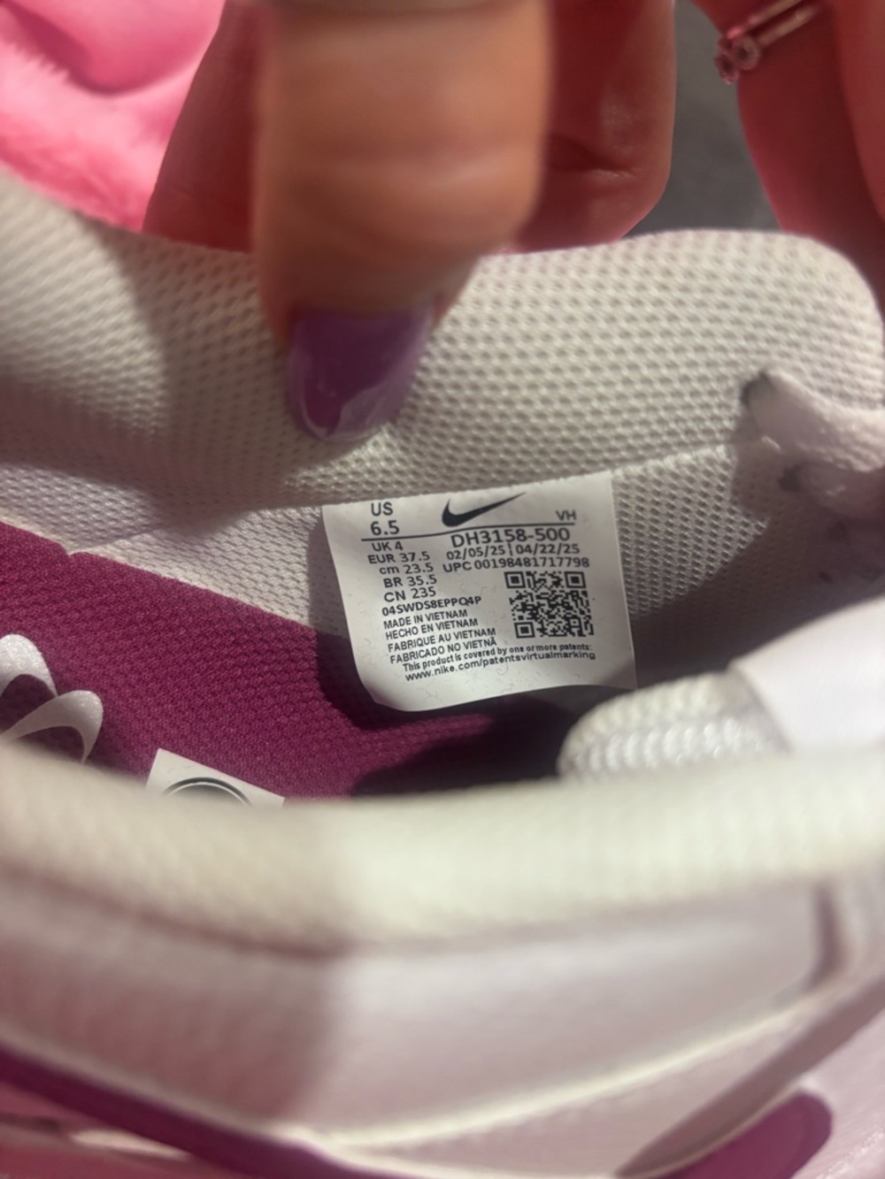 Women’s Nike Court Vision Next Nature Women's Low-Top Shoes Cactus flower 6.5 - Picture 7 of 7